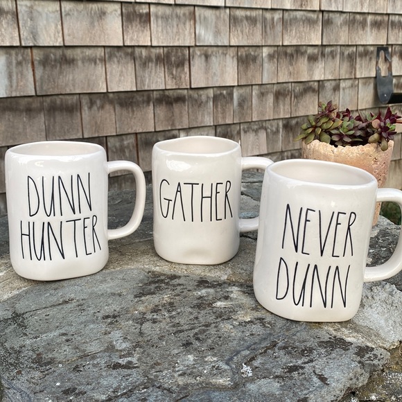 Three Rae Dunn Artisan collection coffee mugs - Picture 2 of 10